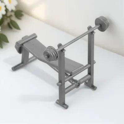 Home Gym Equipment Diy - Miniature Dollhouse Gym Set Tiny Exercise