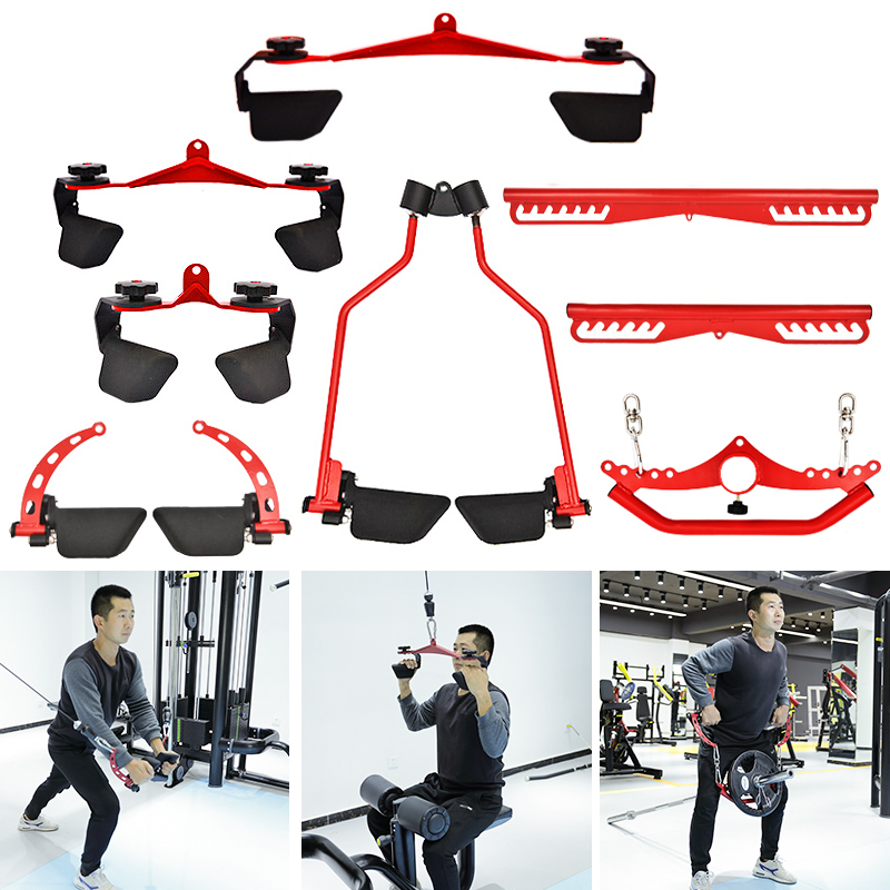 Pulley Home Gym - Adjustable Fitness Lat Pull Down Bar