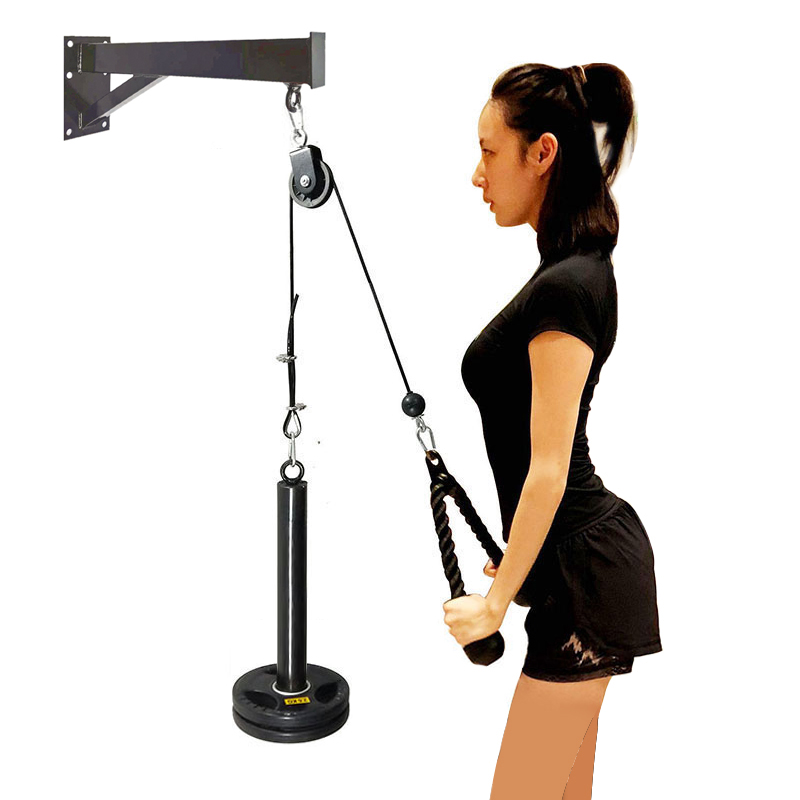 Gym Wall Mounted Fitness DIY P - Pulley Home Gym recension och pris