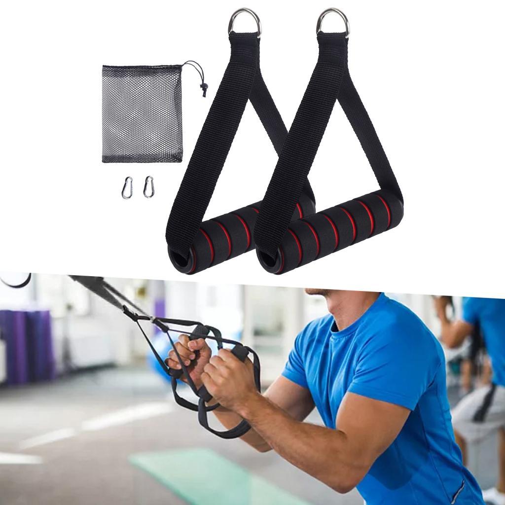 2x Exercise Handles Working Ou - Pulley Home Gym recension och pris