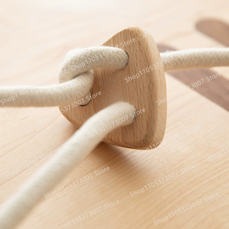 Bed hanging rings, solid wood  - Gymnastic Rings Wooden recension och pris