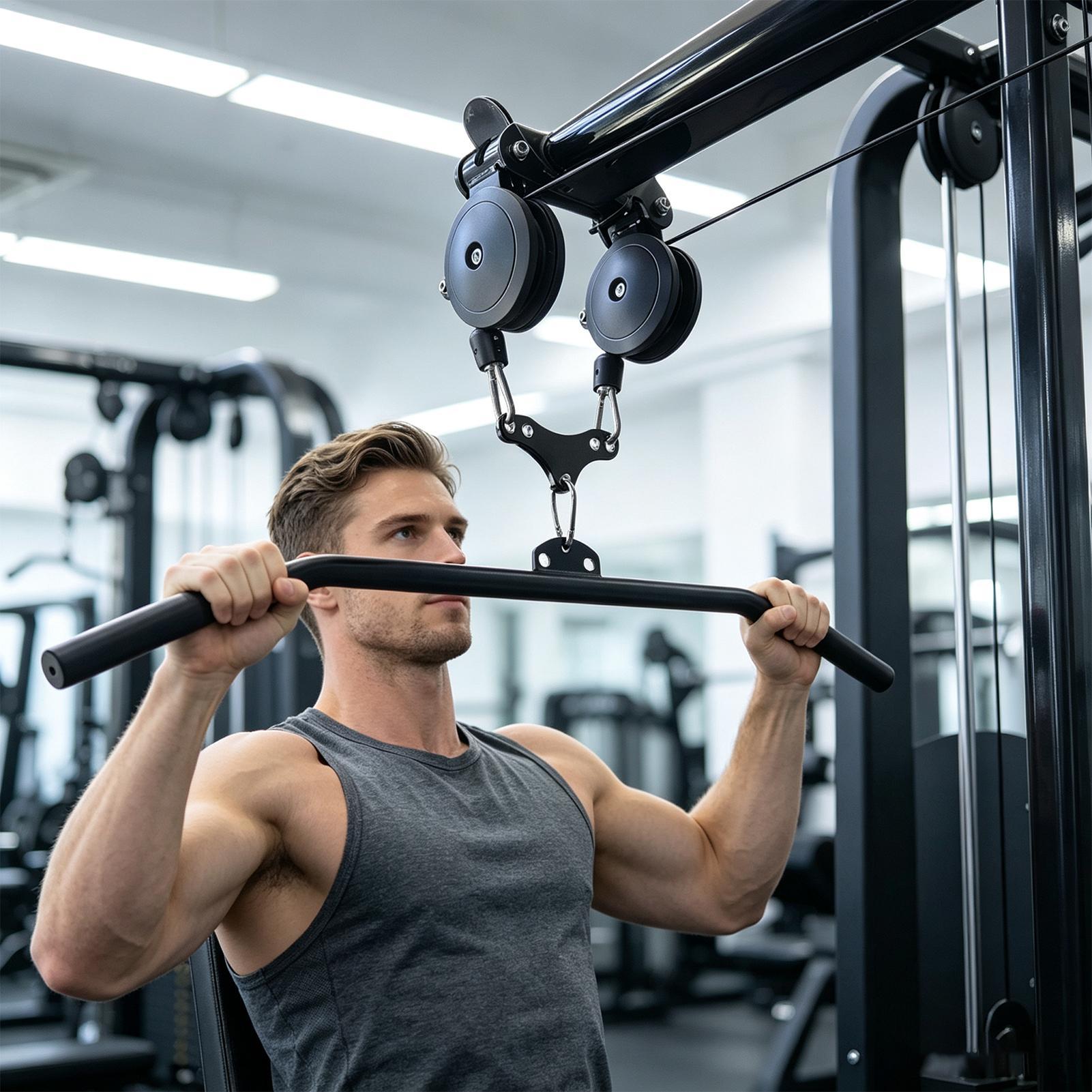 High-position pull-down bar ad - Pulley Home Gym recension och pris