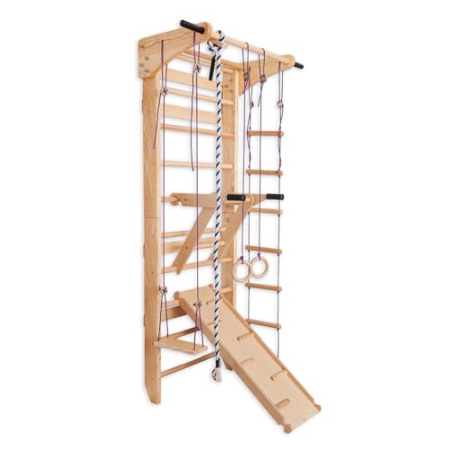 Swedish Ladder Wall Bars for h - Gymnastic Rings Wooden recension och pris