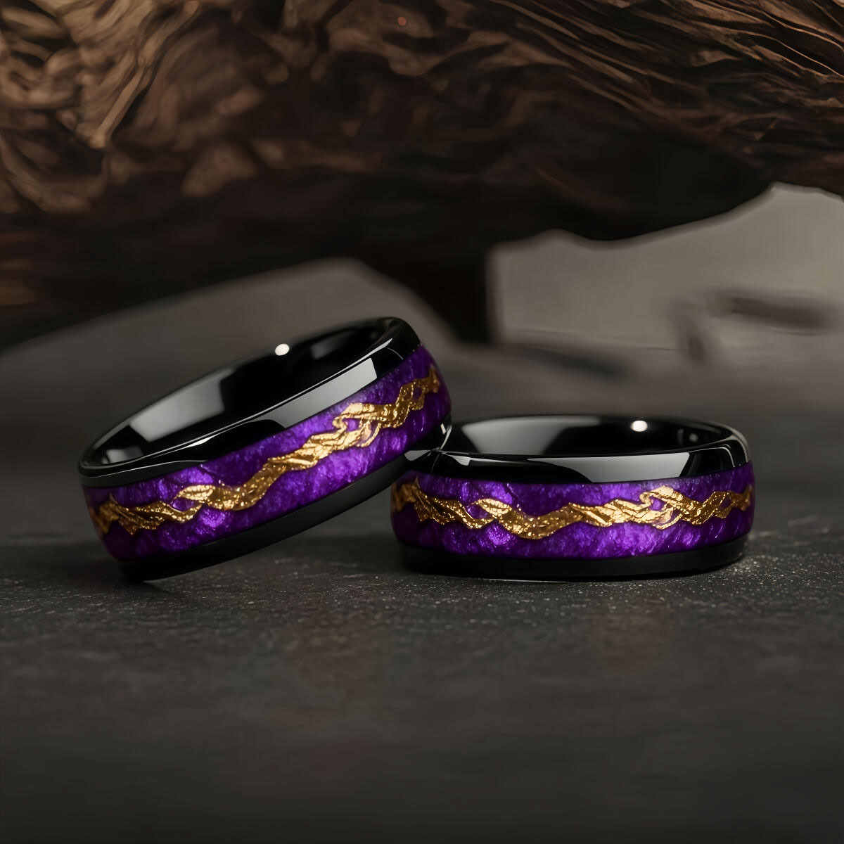 Fashion Black Men Stainless St - Gymnastic Rings Wooden recension och pris