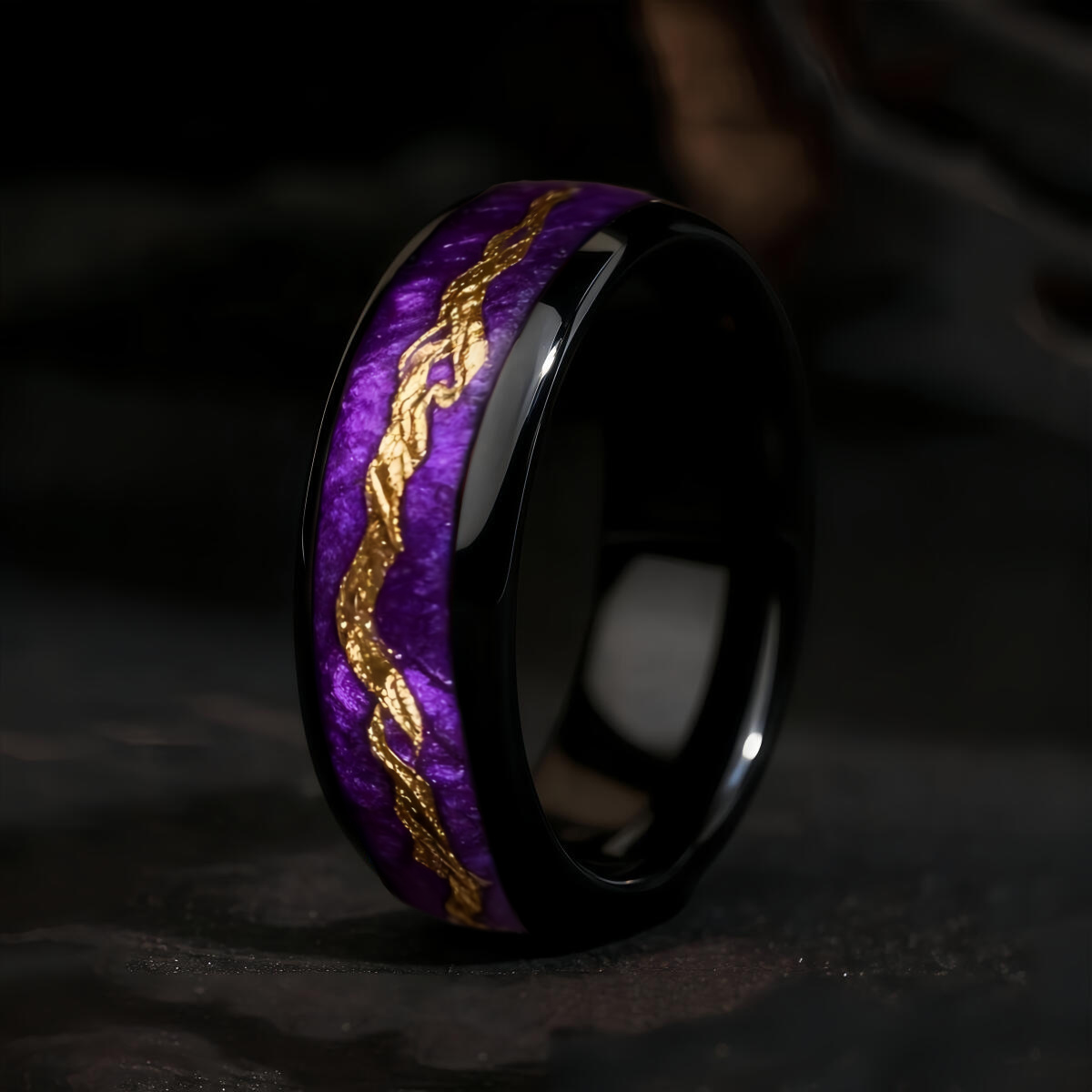 Fashion Black Men Stainless St - Gymnastic Rings Wooden recension och pris