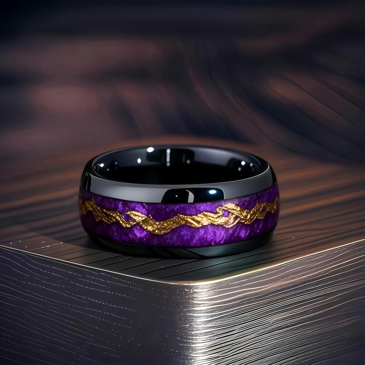 Fashion Black Men Stainless St - Gymnastic Rings Wooden recension och pris