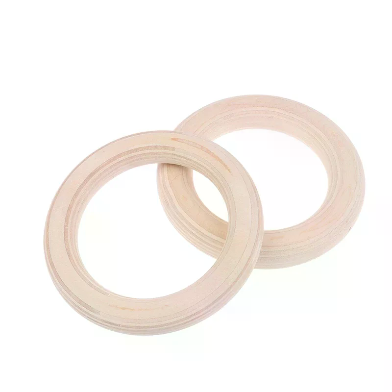 2Pcs/Pairs Wooden Ring Portabl - Gymnastic Rings Wooden recension och pris