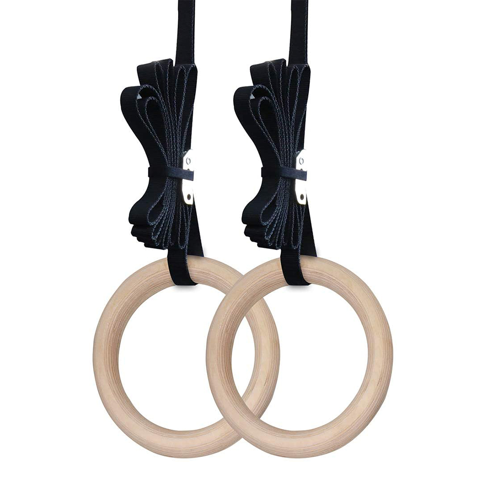 28/32MM Fitness Wooden Gymnast - Gymnastic Rings Wooden recension och pris