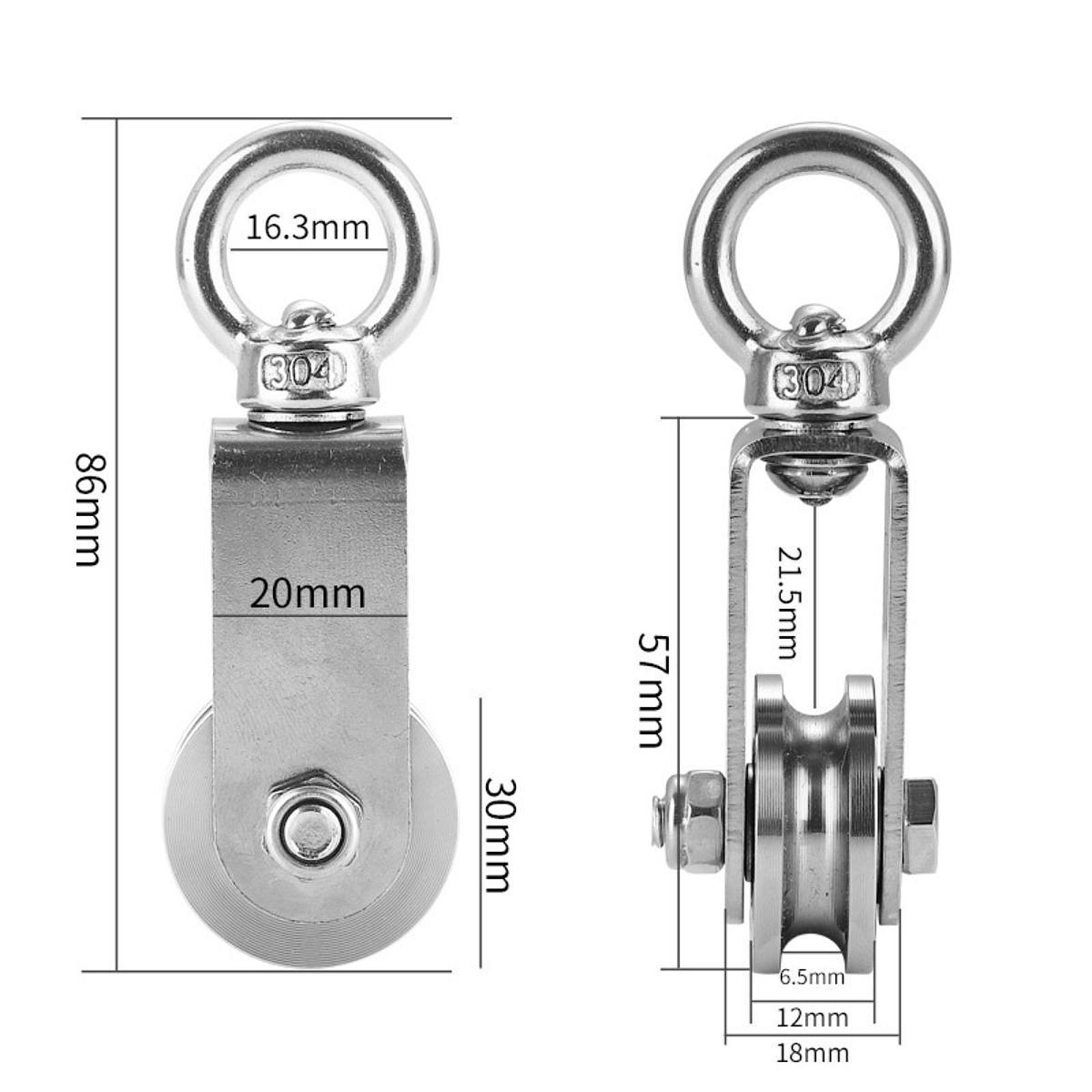 Stainless Steel Cable Pulley f - Pulley Home Gym recension och pris