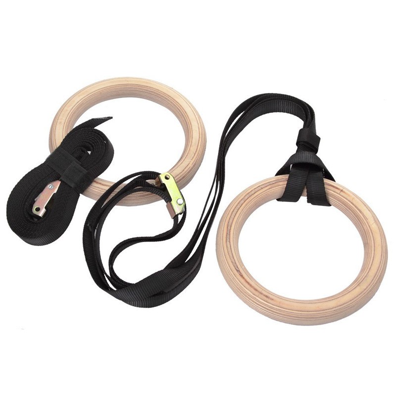 Fitness Gymnastic Rings with A - Gymnastic Rings Wooden recension och pris