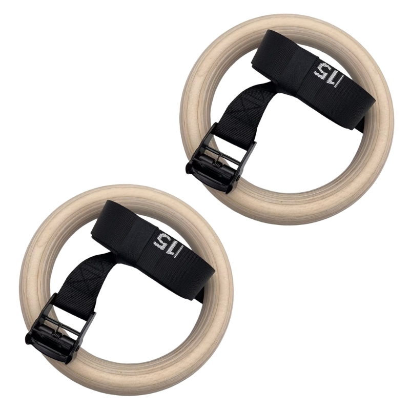 Q84C Adjustable Wood Gymnastic - Gymnastic Rings Wooden recension och pris