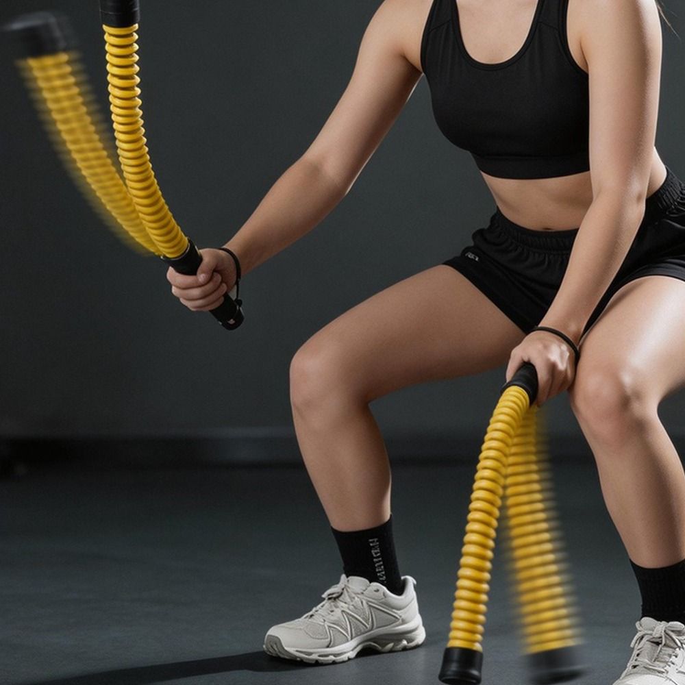 2pcs Non-Slip Handle Cordless  - Battle Rope Heavy recension och pris