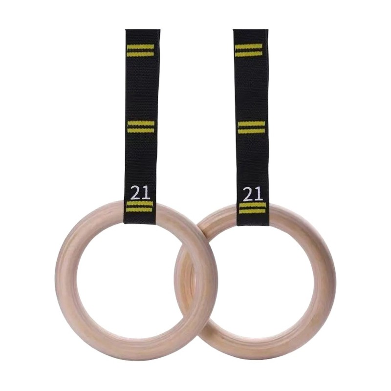 HOES-Wooden Gymnastic Rings-1  - Gymnastic Rings Wooden recension och pris