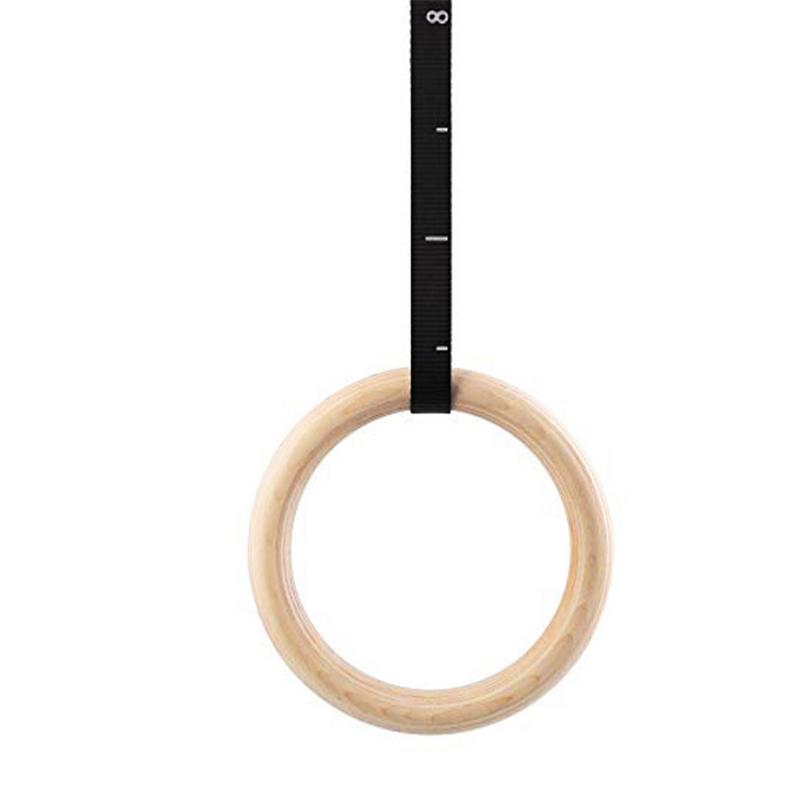1 Piece Birch Wood Gymnastic R - Gymnastic Rings Wooden recension och pris