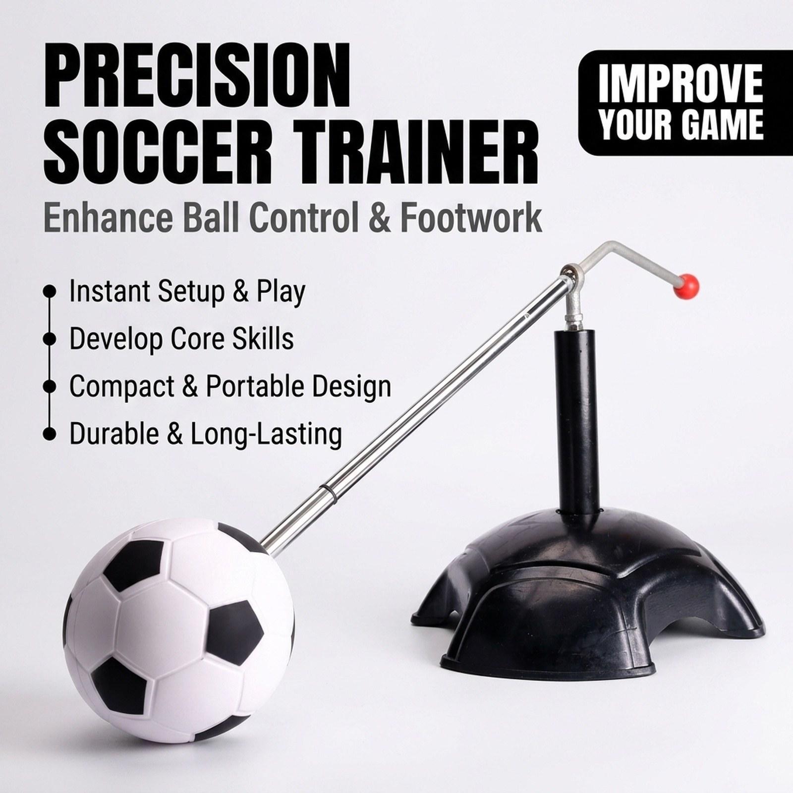 Soccer Trainer Adjustable with - Home Gym Practice recension och pris