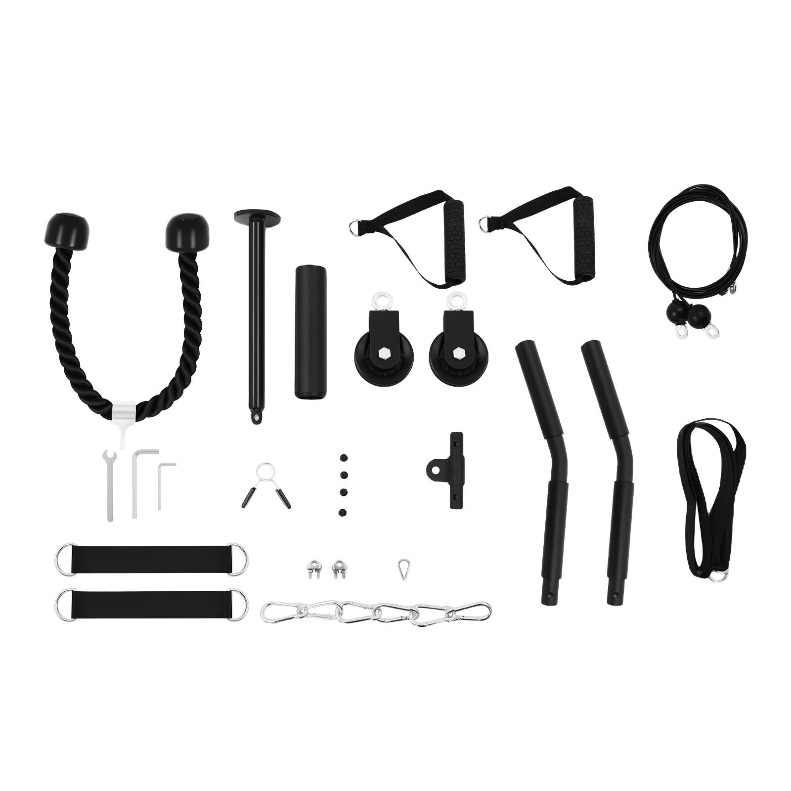 120kg Cable Pull Fitness Syste - Pulley Home Gym recension och pris