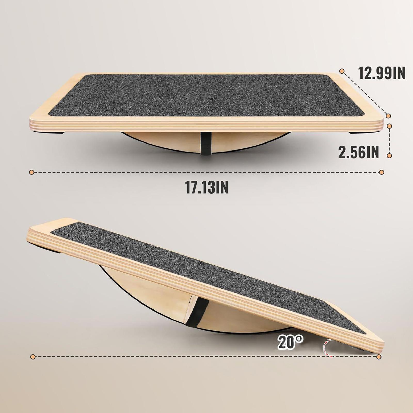 Wooden Balance Board Calf Stre - Home Gym Practice recension och pris